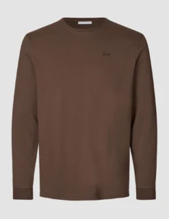 Lightweight Crewneck Saddle Brown