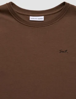 Lightweight Crewneck Saddle Brown