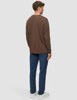 Lightweight Crewneck Saddle Brown