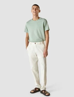 Linen Pants Relaxed Fit Off White