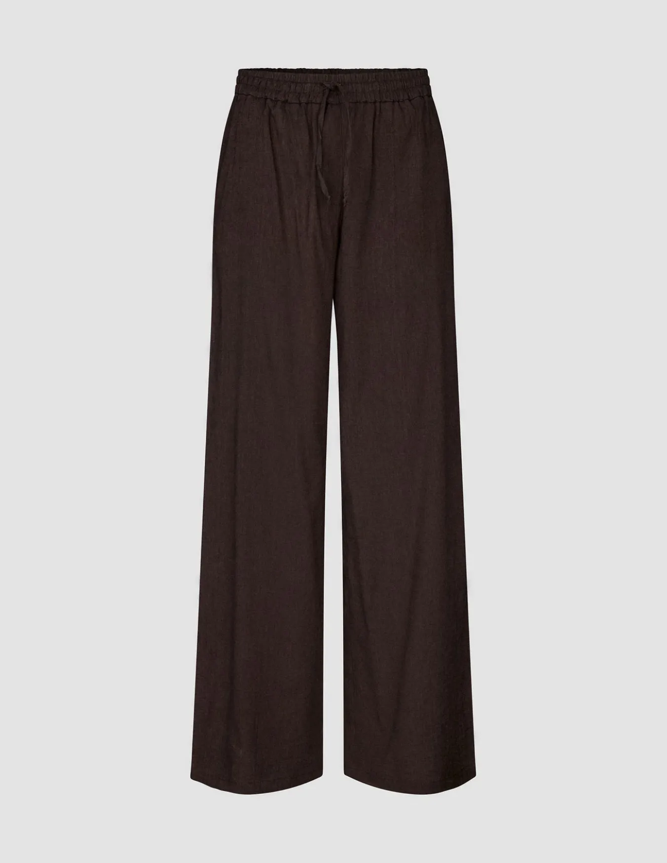 linen set espresso top relaxed pants