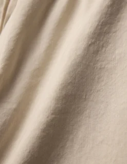 Linen Set Sandy Beige Short Sleeved Shirt & Relaxed Pants