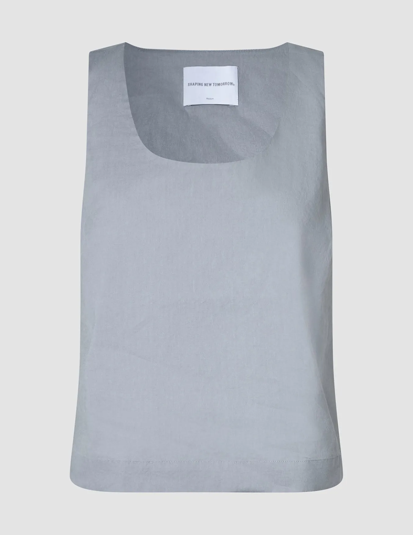 linen set stone grey top relaxed shorts