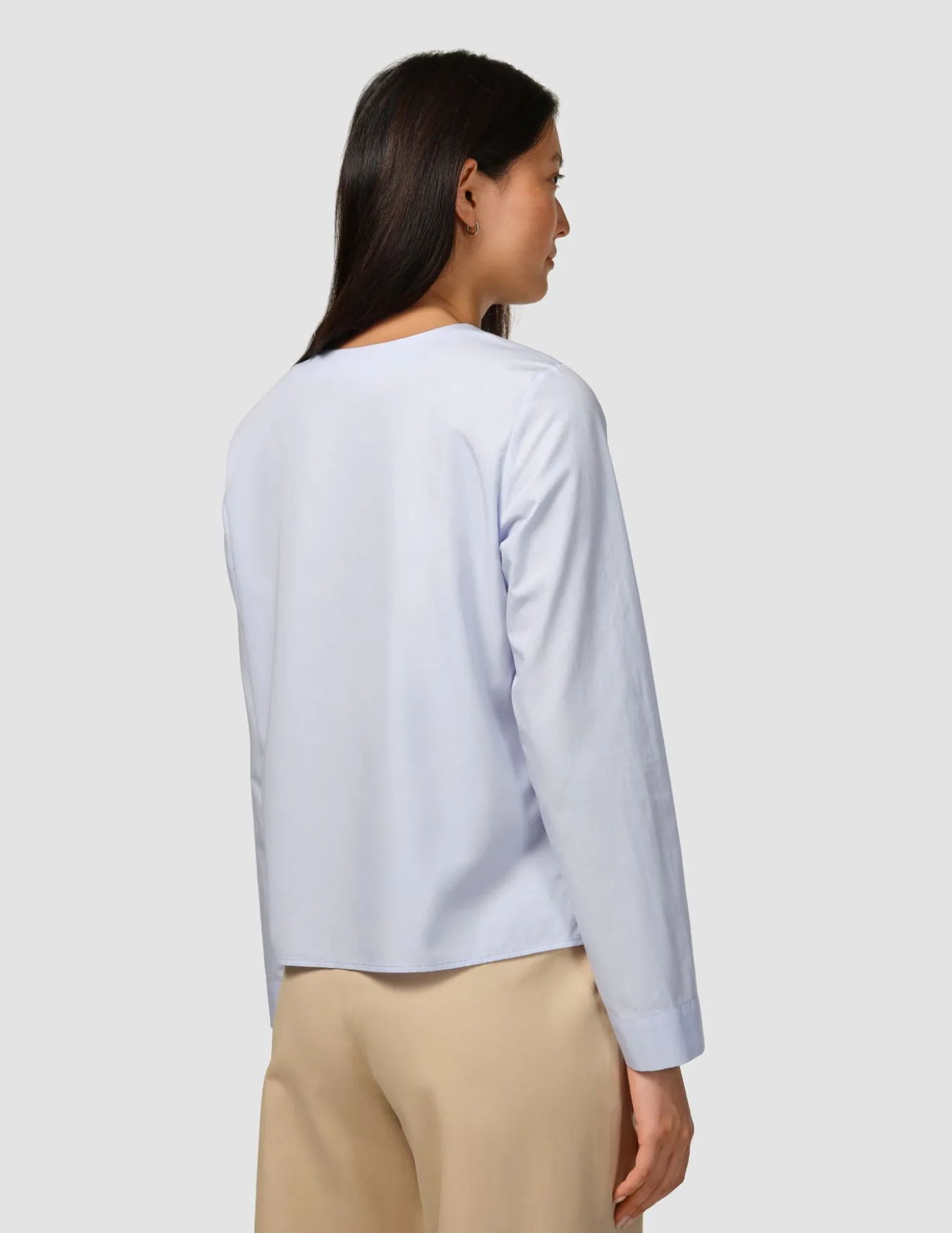 Madison Blouse Powder Blue