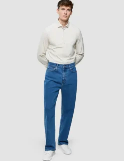 Matteo Jeans Relaxed Fit Mid Blue