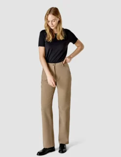 No. 1 Pants Straight Cappuccino