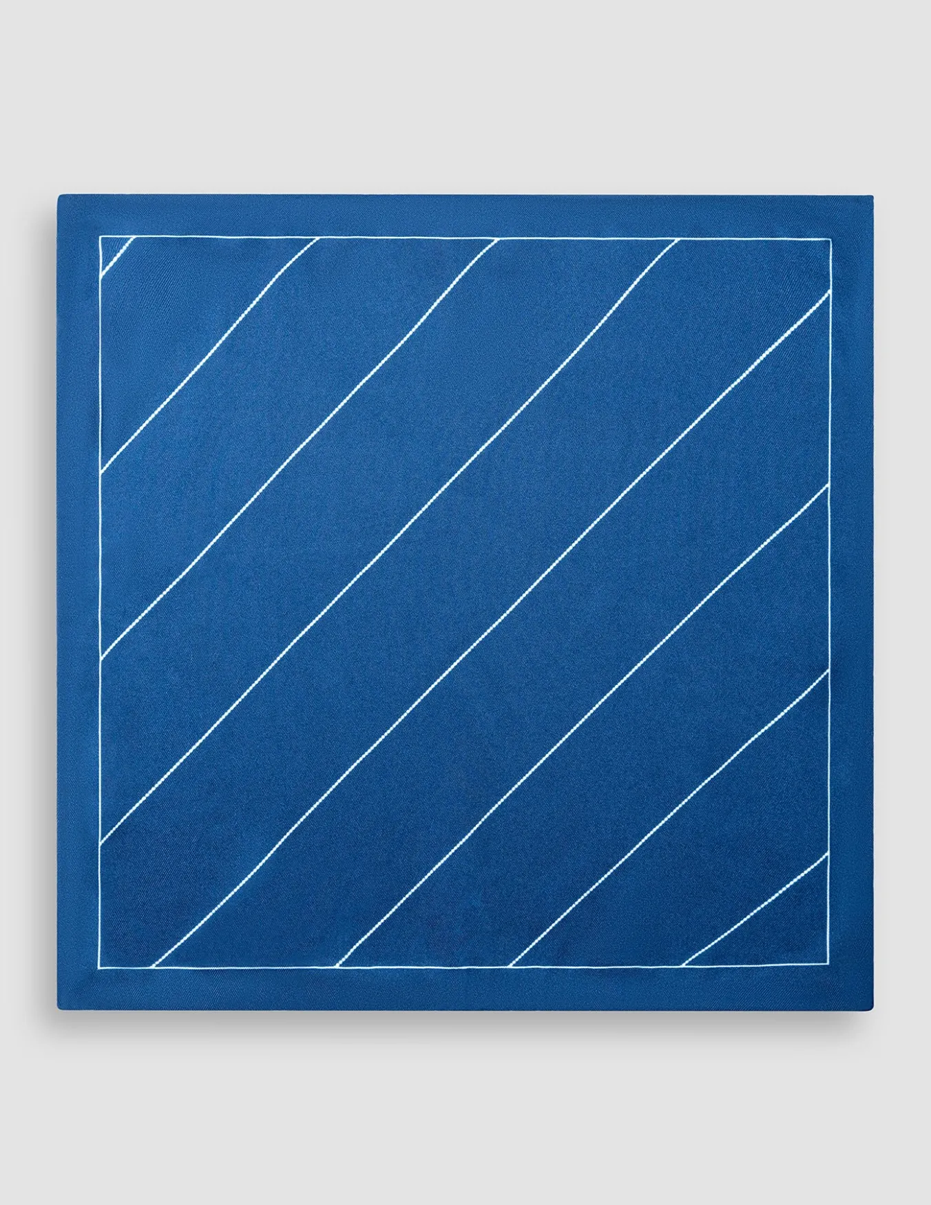 Pocket Square Navy Pinstripe