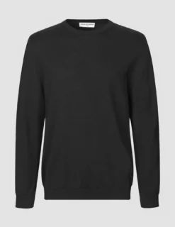 Premium Merino Crewneck Black