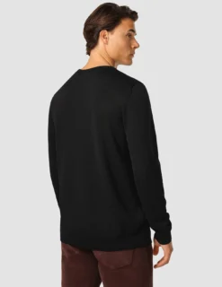 Premium Merino Crewneck Black