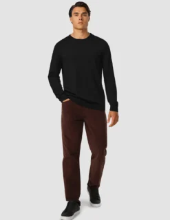 Premium Merino Crewneck Black
