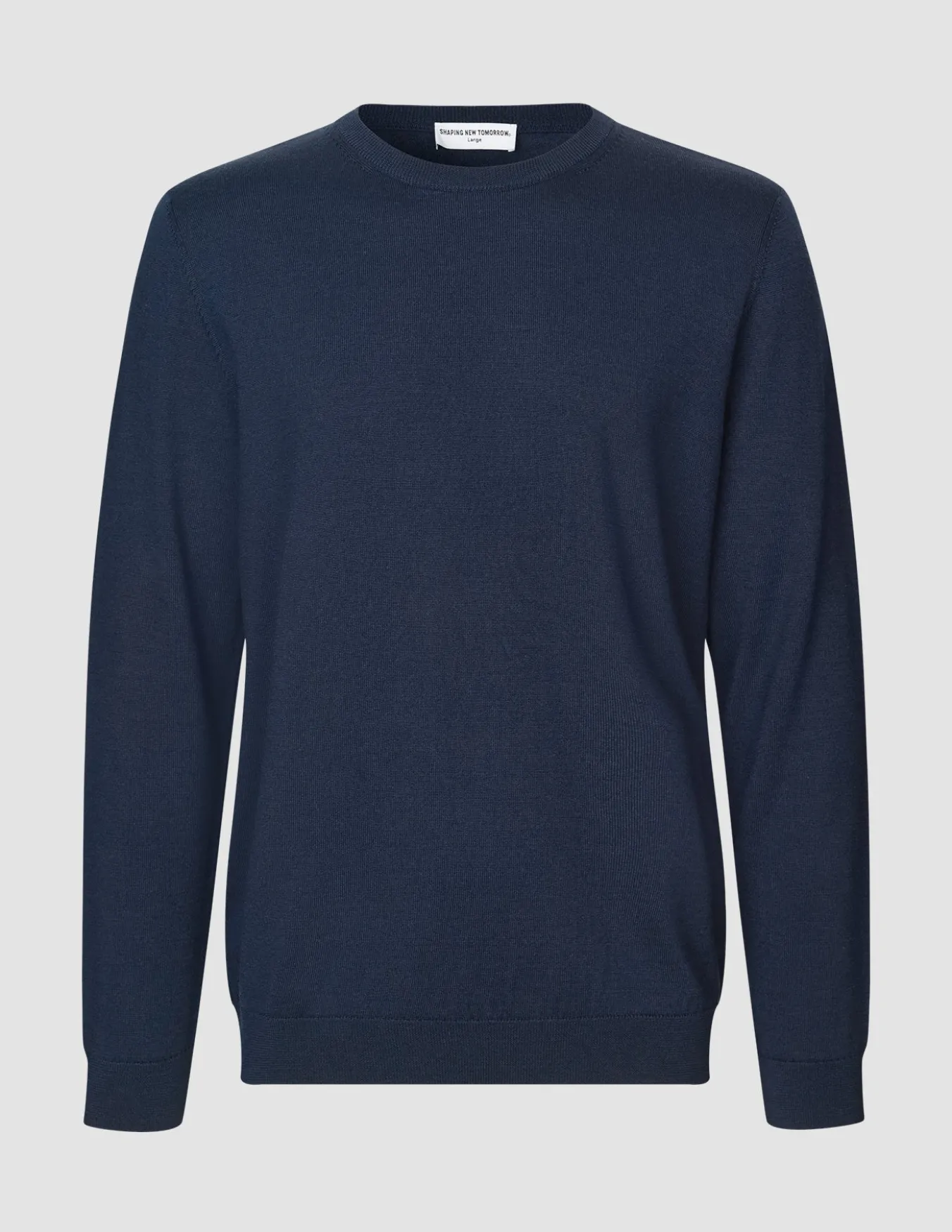 Premium Merino Crewneck Navy