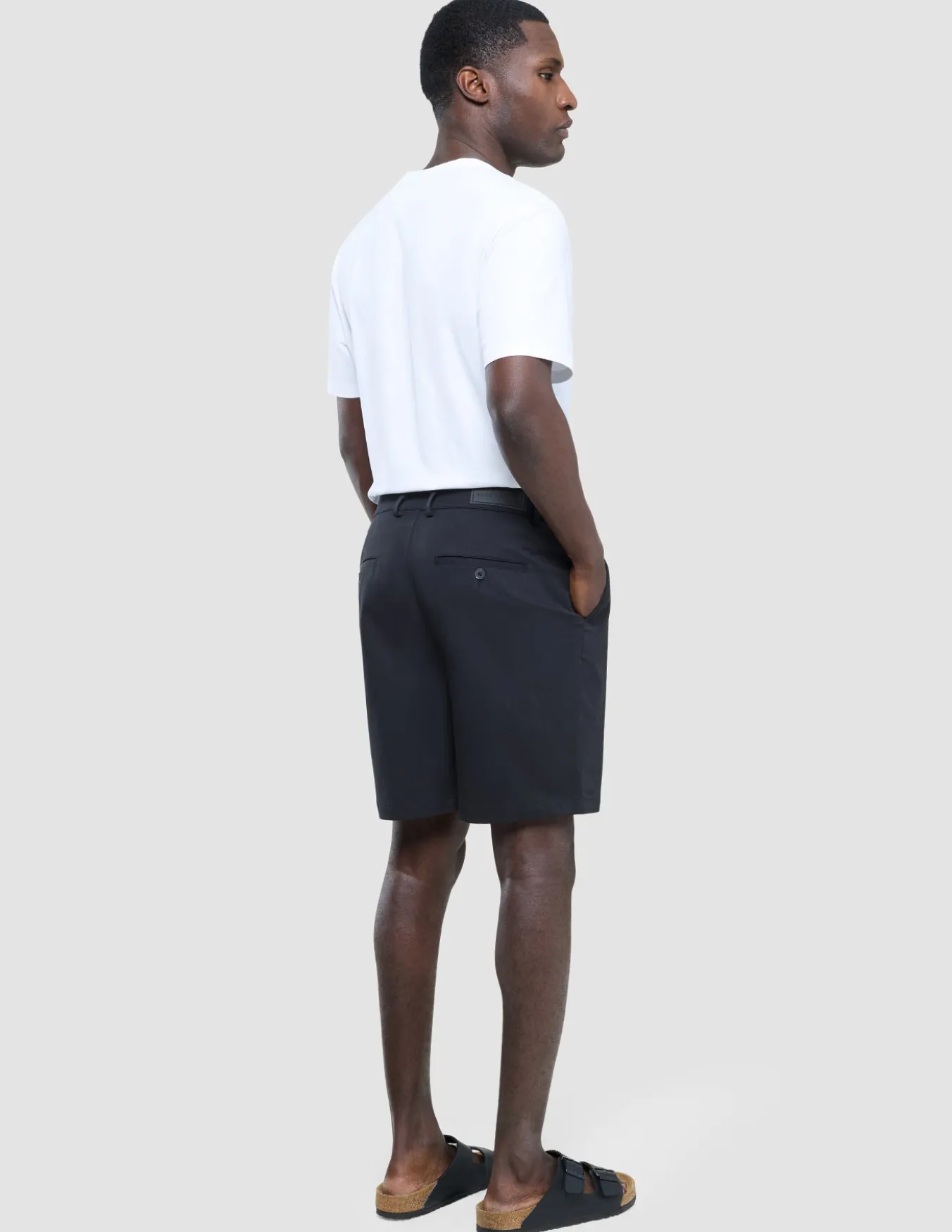 Refine Cotton Shorts Black