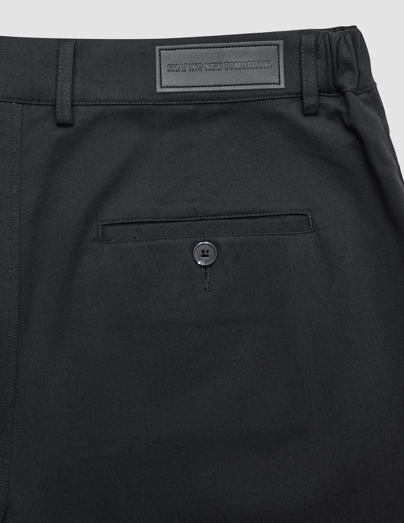 Refine Cotton Shorts Black