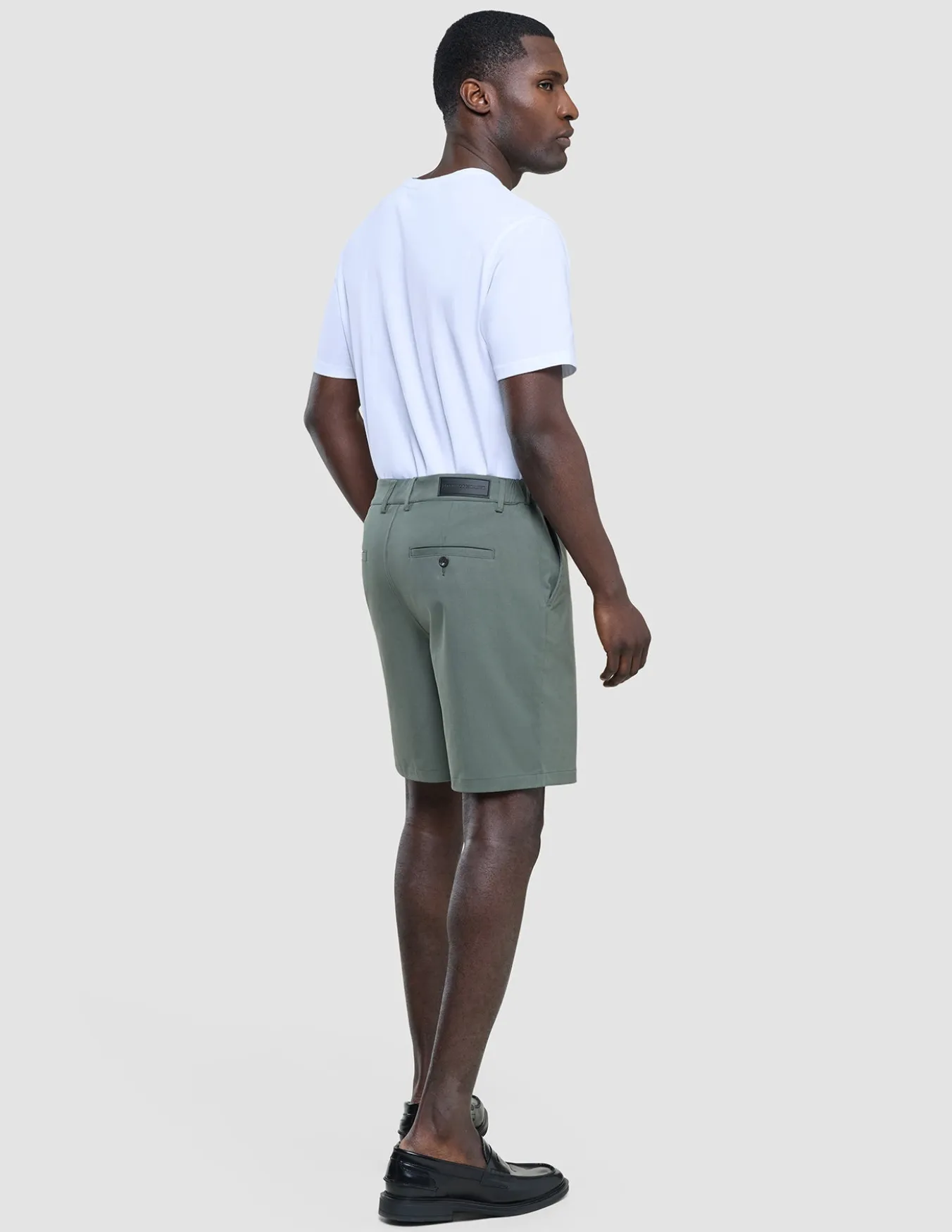 Refine Cotton Shorts Sage Green