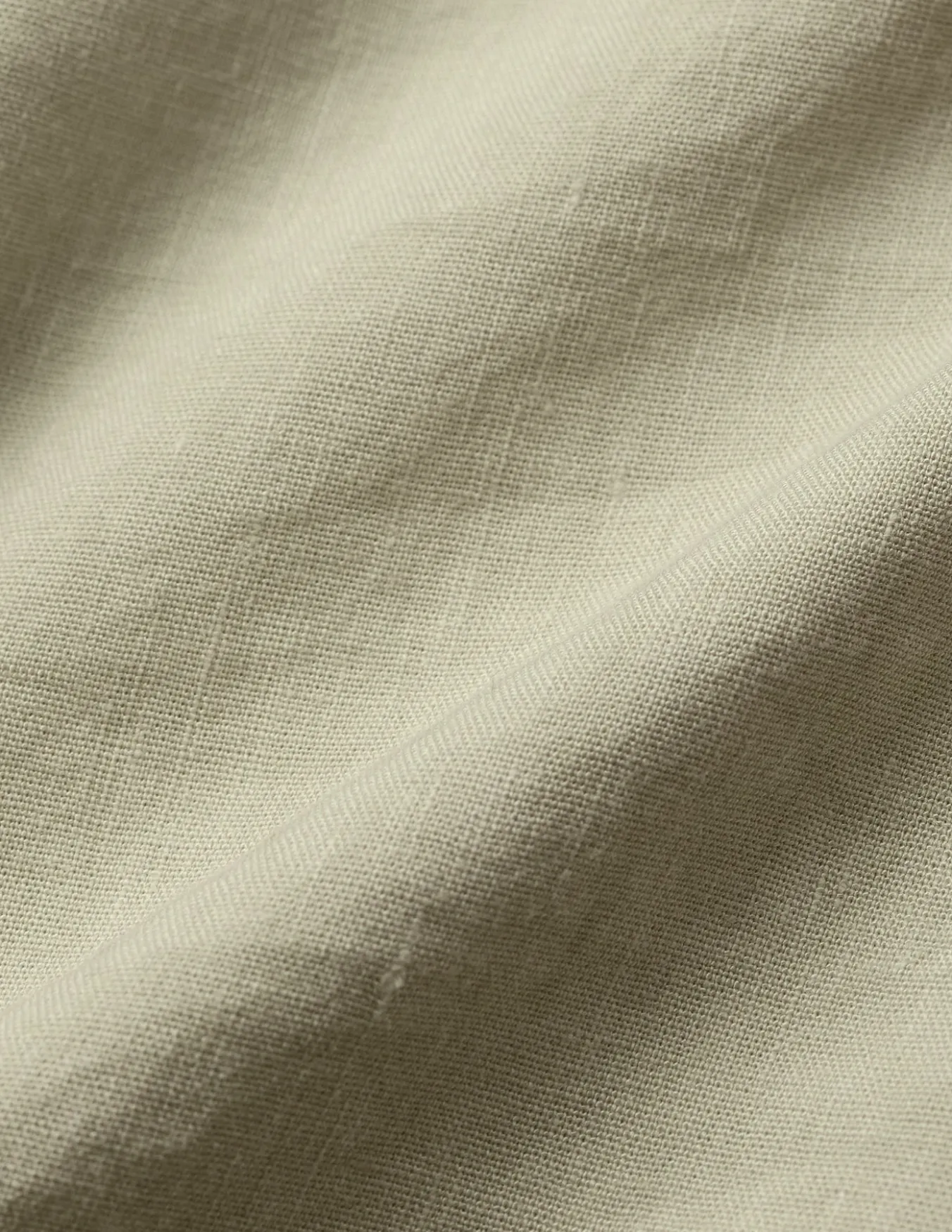 Refined Linen Bowling Short Sleeve Shirt Soft Sand