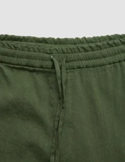 Refined Linen Pants Clover Green
