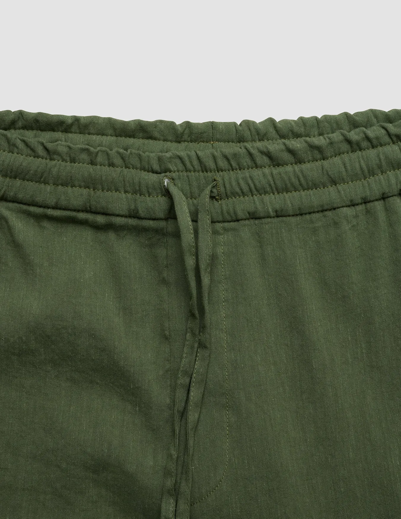 Refined Linen Pants Clover Green