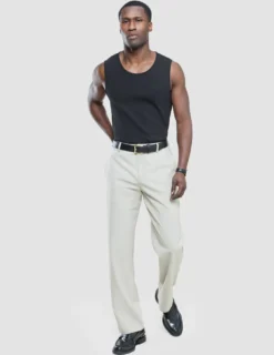 Rib Tank Top Black