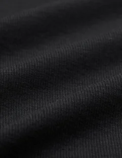 Rib Tank Top Black