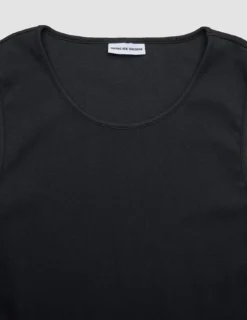 Rib Tank Top Black