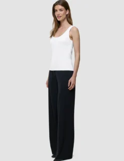 Rib Tank Top White