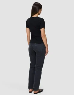 Rib T-Shirt Black