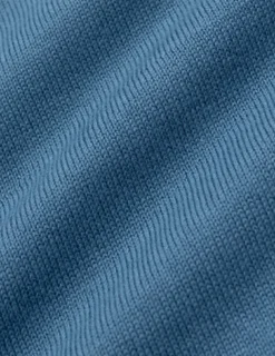 Seamless Core Knit Crewneck Blue Tide