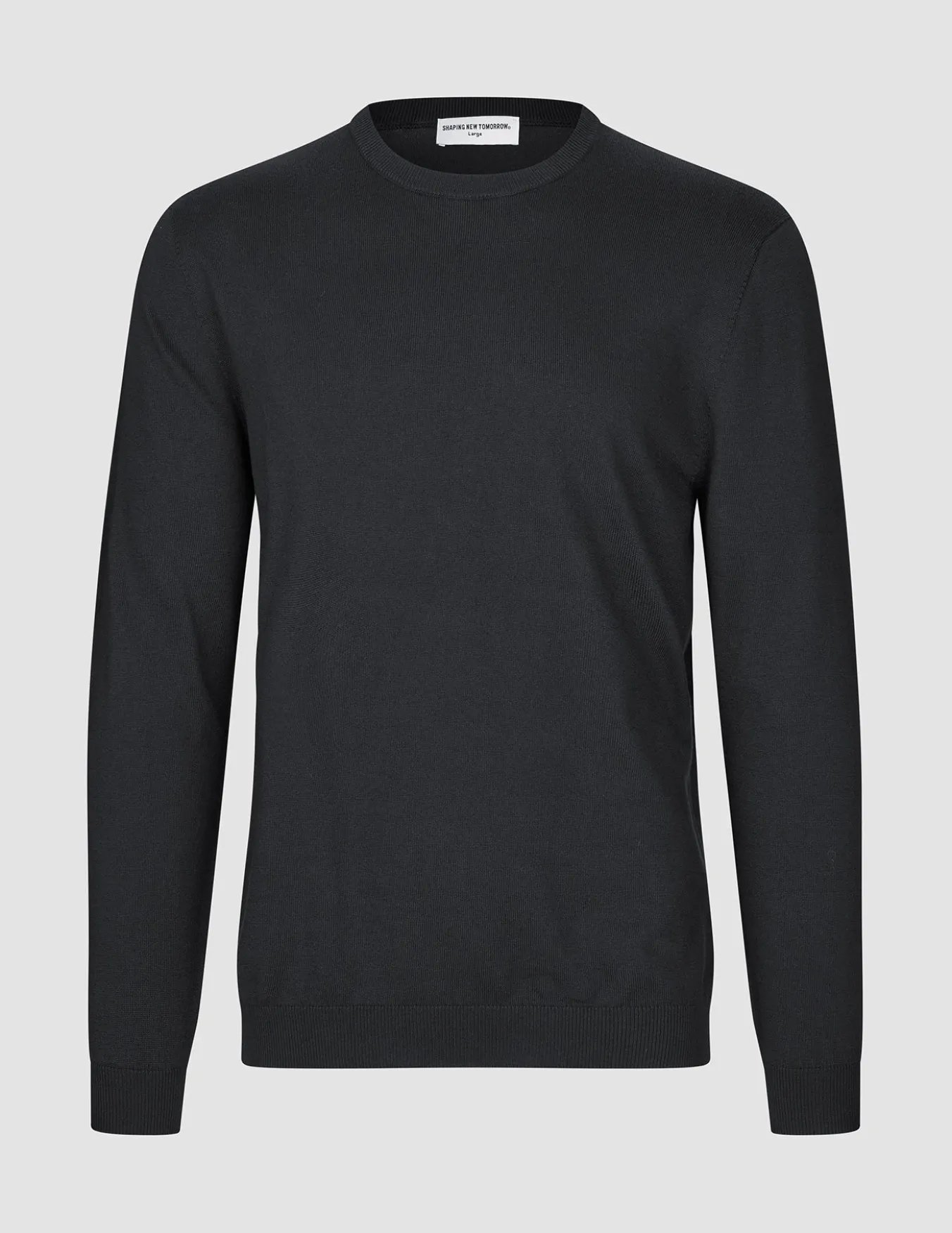 Seamless Core Knit Crewneck Black