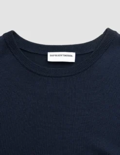 Seamless Core Knit Crewneck Dark Navy