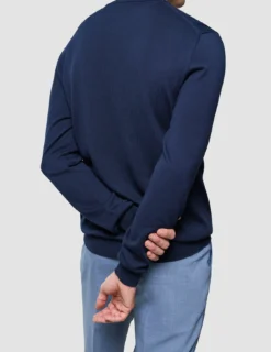 Seamless Core Knit Crewneck Dark Navy