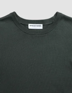 Seamless Core Knit Crewneck Green Night