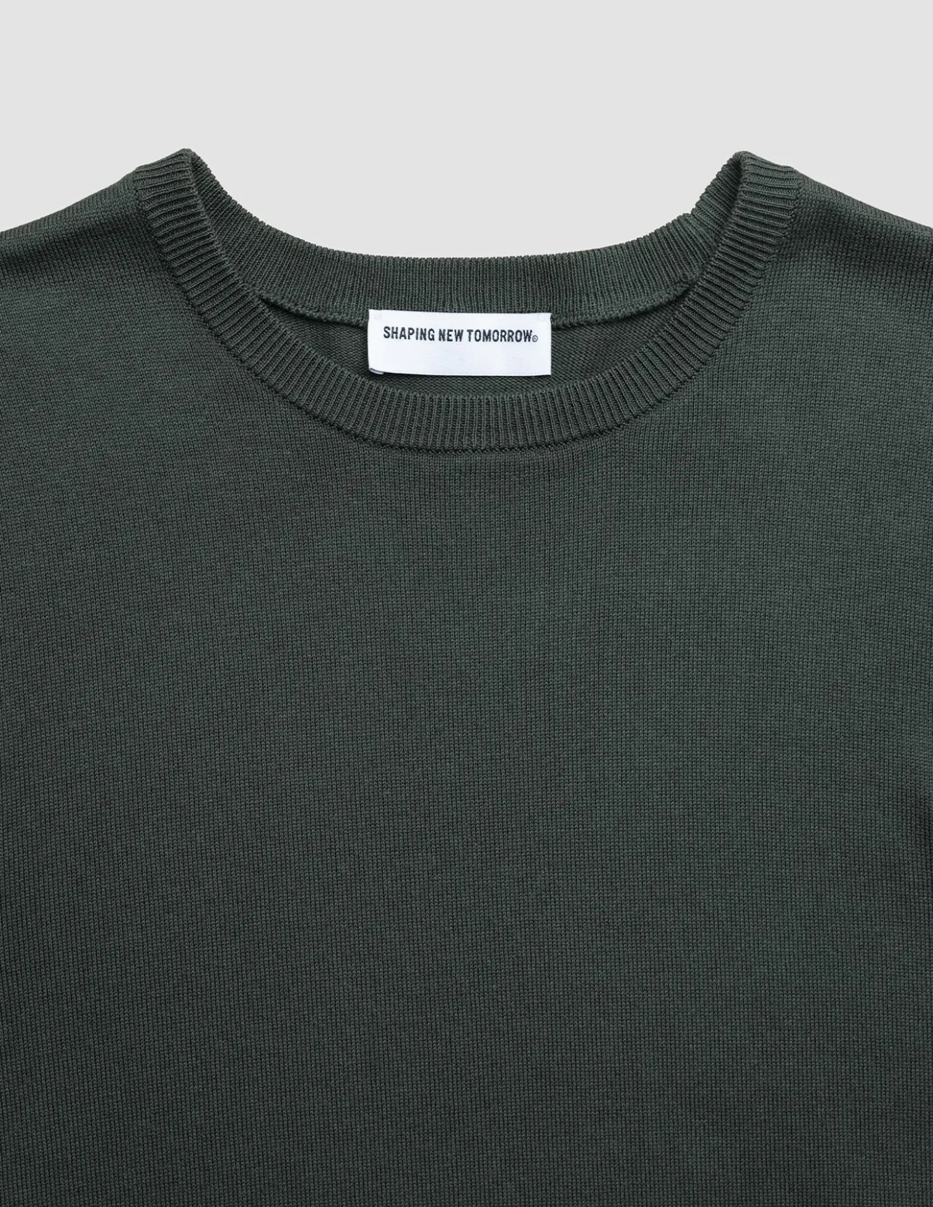 Seamless Core Knit Crewneck Green Night