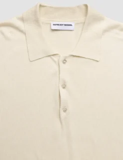 Seamless Core Knit Long Sleeve Polo Birchwood