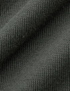 Seamless Core Knit Short Sleeve Polo Green Night