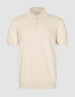 Seamless Core Knit Short Sleeve Polo Birchwood
