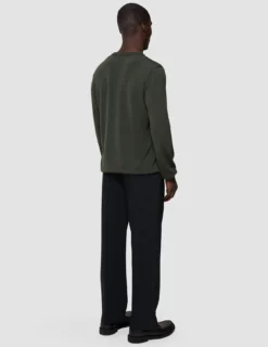 Seamless Premium Merino Knit Crewneck Green Night
