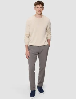 Seamless Premium Merino Knit Crewneck Birchwood