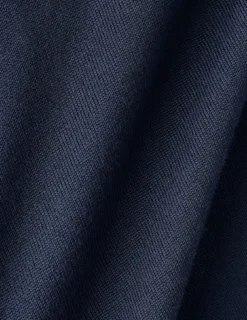 Seamless Premium Merino Knit Turtleneck Dark Navy