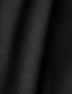 Seamless Premium Merino Knit Crewneck Black