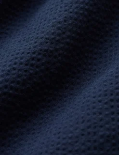 Seersucker Shorts Dark Navy