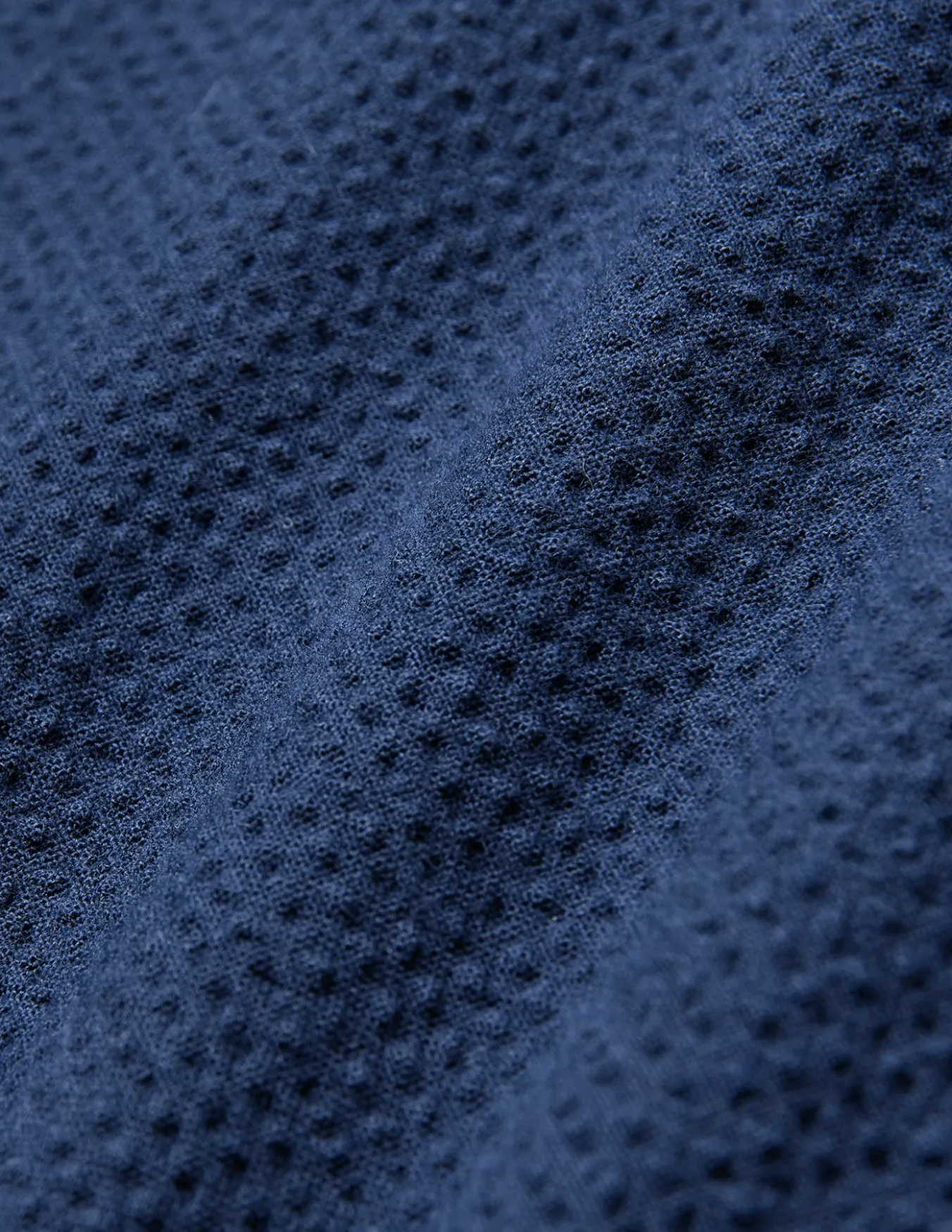 Seersucker Short Sleeve Shirt Dark Navy