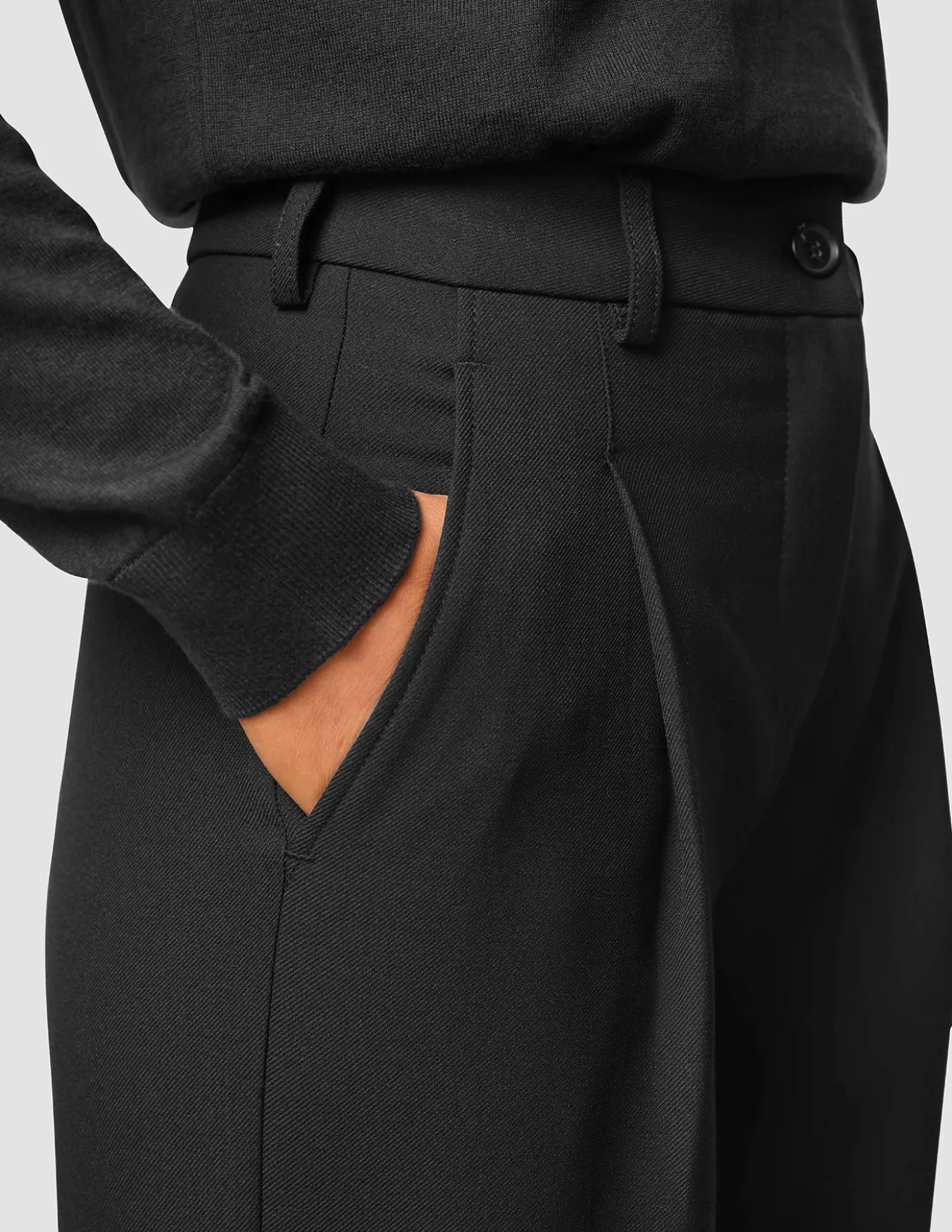 Serene Pants Wide Black
