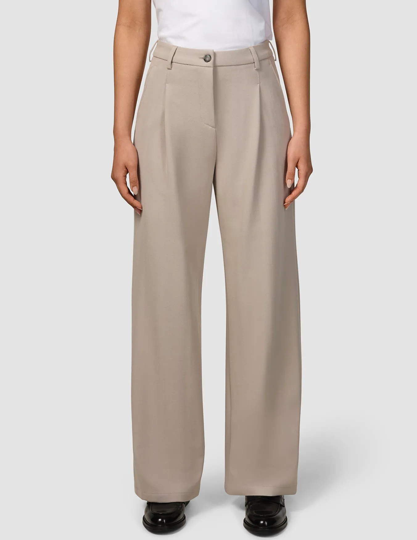 Serene Pants Wide Greige