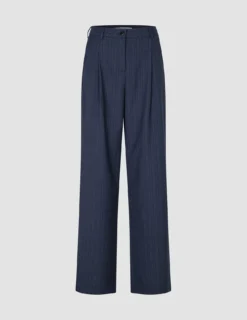 Serene Set Marine Pinstripe Short Jacket Pants