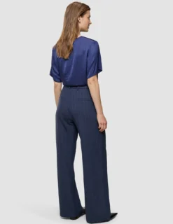 Serene Set Marine Pinstripe Short Jacket Pants