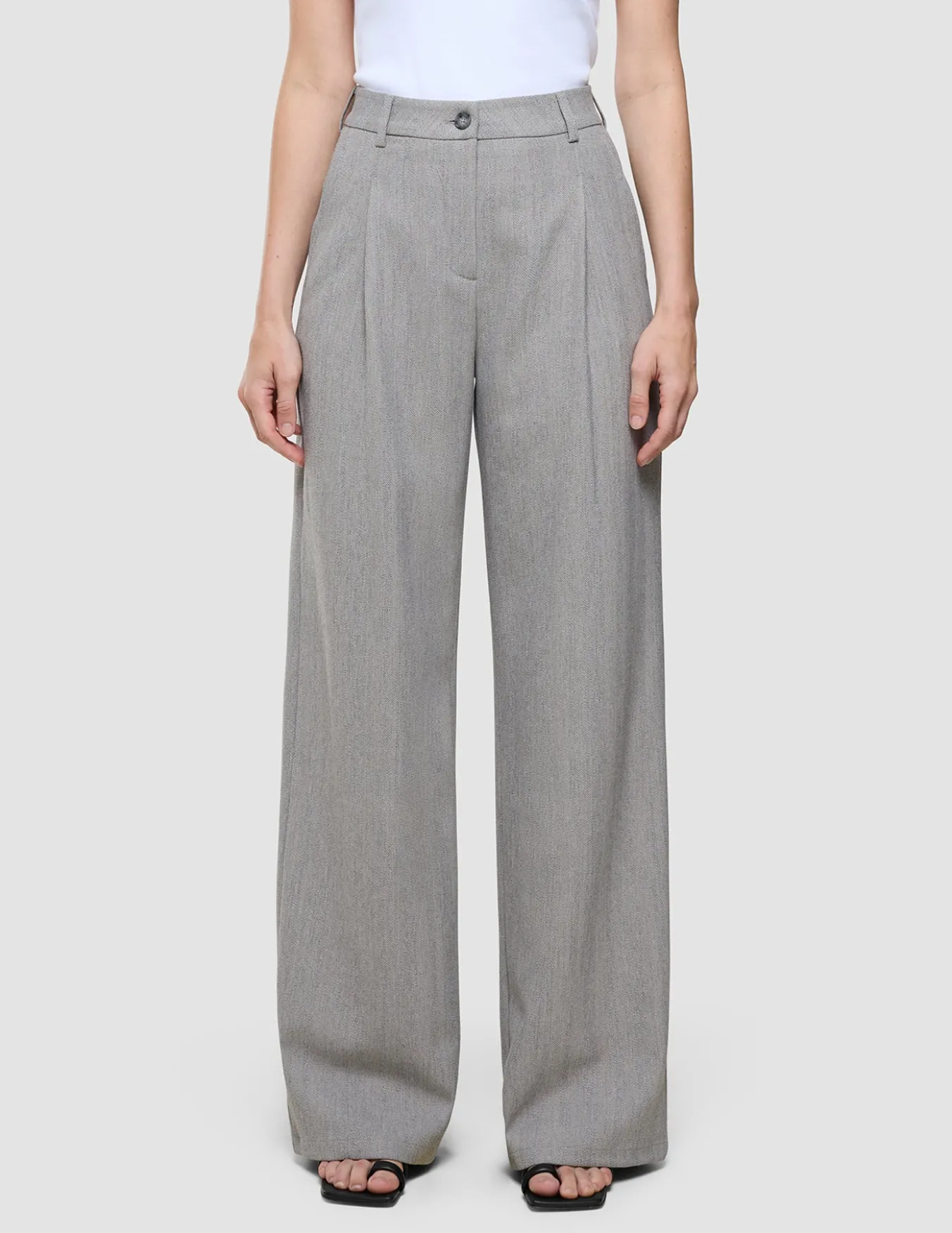 Serene Set Tapestry Herringbone Short Jacket Pants