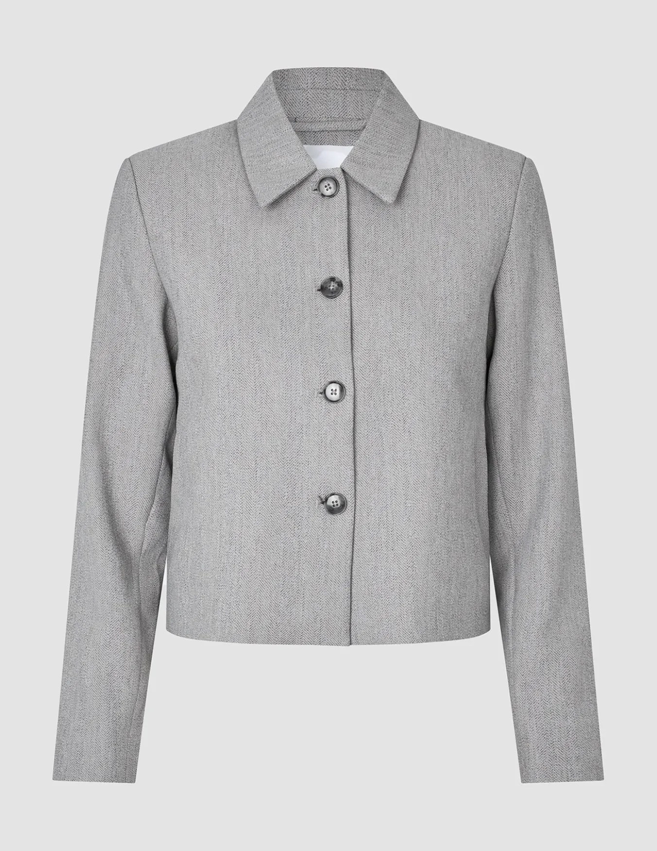 Serene Set Tapestry Herringbone Short Jacket Pants