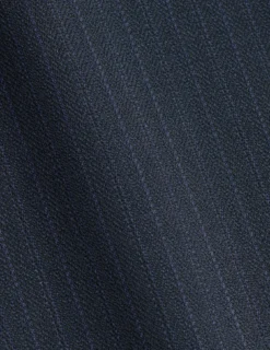 Serene Short Jacket Black Night Pinstripe