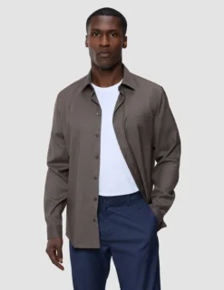 Siena Shirt Dark Chestnut Melange