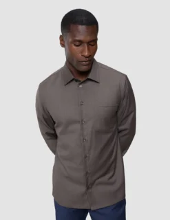 Siena Shirt Dark Chestnut Melange